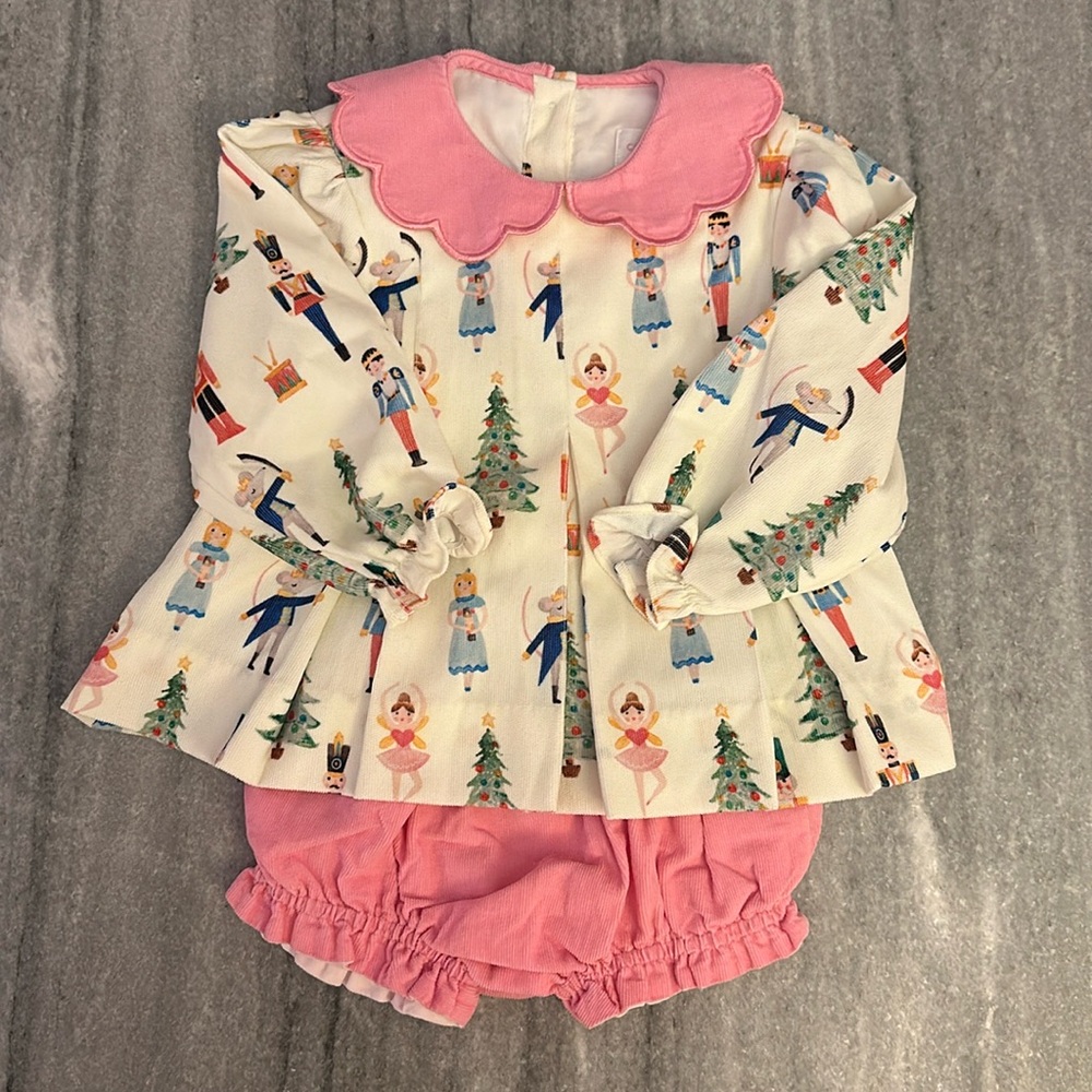 Cecil & Lou - Nutcracker Pleated Corduroy Set (18 mons) - Like New
